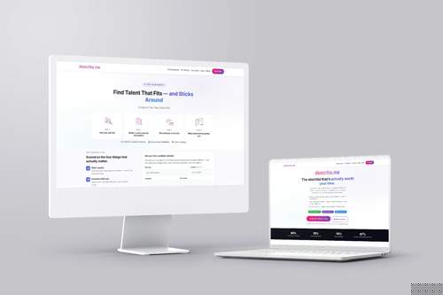 Careers website mockup screenshot